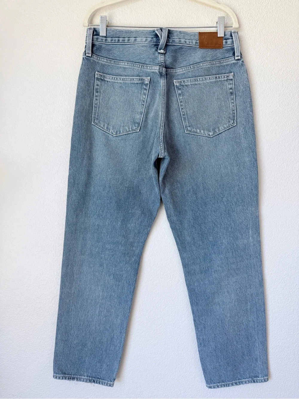 J.Crew Slouchy Boyfriend Jeans Light Wash 100% Cotton Relaxed Fit Size 27